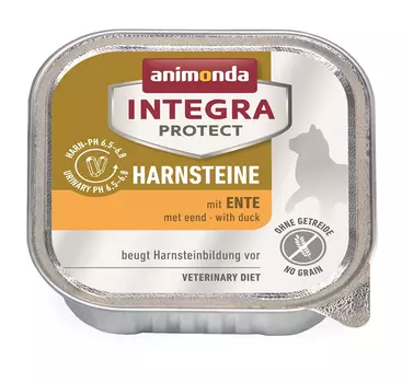 Влажный корм Animonda Integra Protect Urinary c уткой при МКБ ламистер диета для кошек 0,1 кг