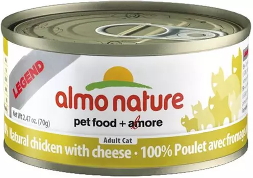 Влажный корм для кошек Almo Nature Legend Adult Cat with Chicken and Cheese 0,07 кг