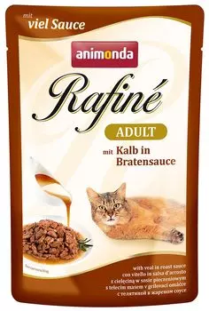 Влажный корм для кошек Animonda Rafine Soupe Adult пауч коктейль из телятины в жареном соусе 0,1 кг