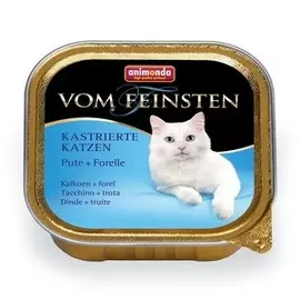 Влажный корм для кошек Animonda Vom Feinsten for castrated cats с индейкой и форелью 0,1 кг