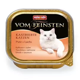 Влажный корм для кошек Animonda Vom Feinsten for castrated cats с индейкой и лососем 0,1 кг
