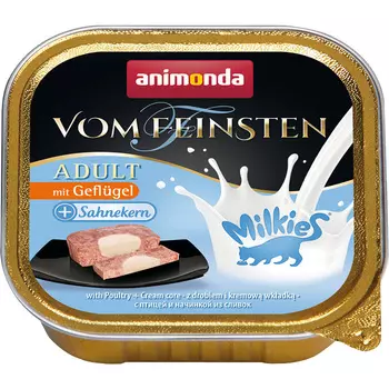 Влажный корм для кошек Animonda Vom Feinsten + Milkies с птицей и начинкой из сливок 0,1 кг