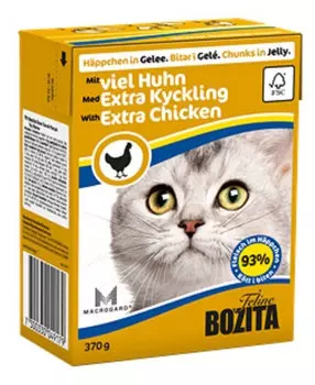 Влажный корм для кошек Bozita Feline Extra Chicken 0,37 кг