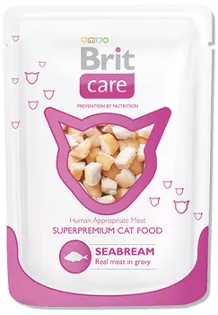 Влажный корм для кошек Brit Seabream 0,085 кг
