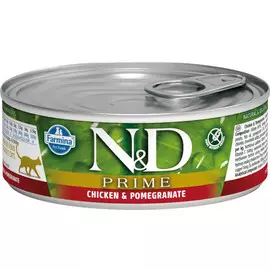 Влажный корм для кошек Farmina N &amp; D Prime Chicken &amp; Pomegranate с курицей и гранатом 0,07 кг
