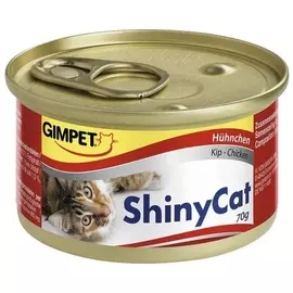 Влажный корм для кошек Gimpet ShinyCat цыпленок 0,07 кг