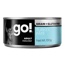Влажный корм для кошек Go! Grain Free Turkey Pate CF 0,1 кг