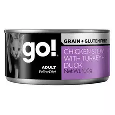 Влажный корм для кошек Go! Grain Free Chicken Stew with Turkey + Duck CF 0,1 кг