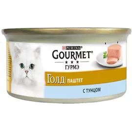 Влажный корм для кошек Gourmet Gold паштет с тунцом 0,085 кг