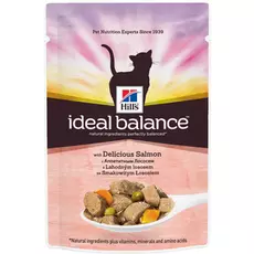 Влажный корм для кошек Hills Ideal Balance Feline Adult with Delicious Salmon wet 0,085 кг