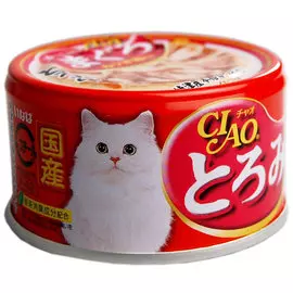 Влажный корм для кошек Inaba Тороми филе курицы и микс тунцов в бульоне 0,08 кг