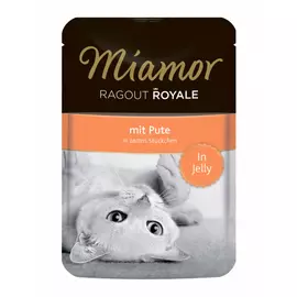 Влажный корм для кошек Miamor Ragout с индейкой кусочки в желе 0,1 кг