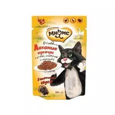 Влажный корм для кошек Мнямс Мясной карнавал пауч 0,1 кг