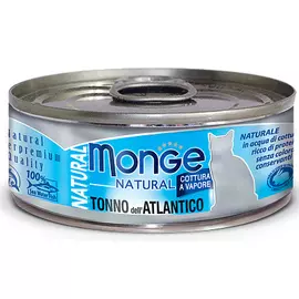 Влажный корм для кошек Monge Natural атлантический тунец 0,08 кг