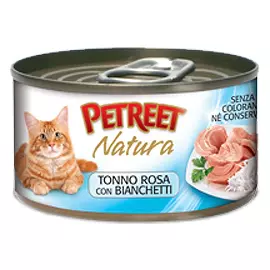 Влажный корм для кошек Petreet Кусочки розового тунца с анчоусами 0,07 кг