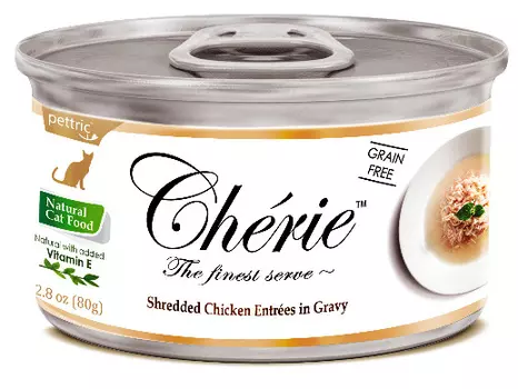 Влажный корм для кошек Pettric Cherie с курицей в подливе 0,08 кг