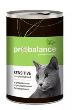 Влажный корм для кошек ProBalance Sensitive с чувствительным пищеварением 0,415 кг