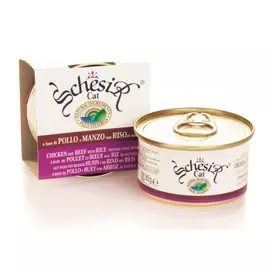 Влажный корм для кошек Schesir Chicken and Beef with Rice 0,085 кг