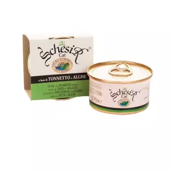 Влажный корм для кошек Schesir Nature Tuna and Seaweed 0,085 кг