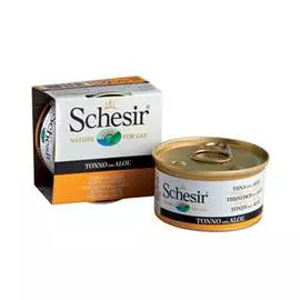 Влажный корм для кошек Schesir Nature Tuna with Aloe 0,085 кг