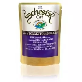 Влажный корм для кошек Schesir Tuna with Bass 0,1 кг
