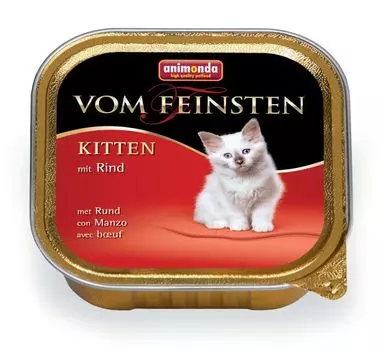 Влажный корм для котят Animonda Vom Feinsten Kitten с говядиной 0,1 кг