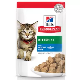 Влажный корм для котят Hills Science Plan Feline Kitten Healthy Development with Ocean Fish Pouch 0,085 кг