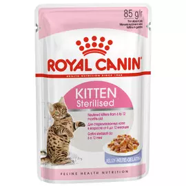 Влажный корм для котят Royal Canin Kitten Sterilised в желе 0,085 кг