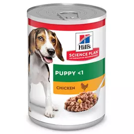 Влажный корм для щенков Hills Science Plan Puppy with Chicken 0,37 кг