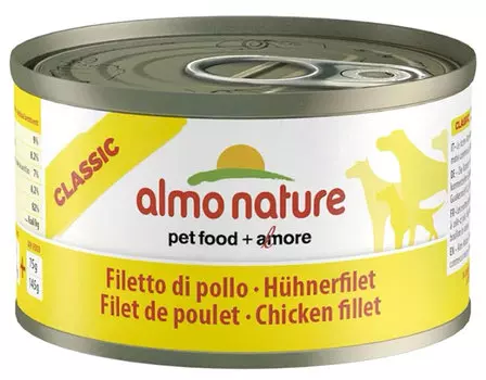 Влажный корм для собак Almo Nature Classic Chicken Fillet 0,095 кг