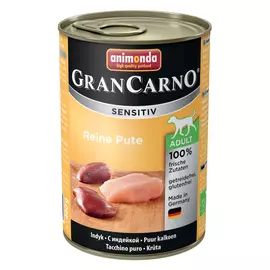 Влажный корм для собак Animonda GranCarno Sensitiv для чувствительных с индейкой 0,4 кг