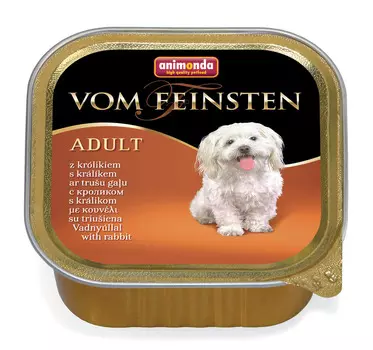 Влажный корм для собак Animonda Vom Feinsten Adult rabbit 0,15 кг