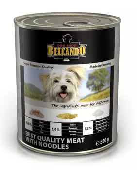 Влажный корм для собак Belcando Best Quality Meat with Noodles 0,8 кг