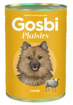 Влажный корм для собак Gosbi Plaisirs Lamb с ягненком 0,4 кг