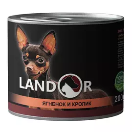 Влажный корм для собак Landor Small Breed Lamb &amp; Rabbit ягненок с кроликом 0,2 кг