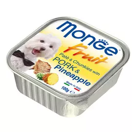 Влажный корм для собак Monge Fresh свинина с ананасом 0,1 кг
