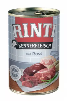 Влажный корм для собак Rinti Kennerfleisch с кониной 0,4 кг