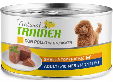 Влажный корм для собак Trainer Natural Small &amp; Toy Adult with Chicken 0,15 кг