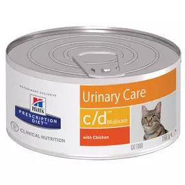 Влажный корм Hills Prescription Diet c/d Feline Canned диета для кошек 0,156 кг