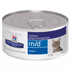 Влажный корм Hills Prescription Diet m/d Feline Canned диета для кошек 0,156 кг