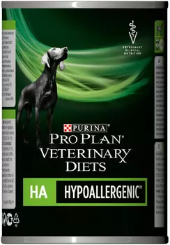 Влажный корм Purina Pro Plan Veterinary Diets HA для снижения непереносимости ингредиентов и питательных веществ диета для собак 0,4 кг