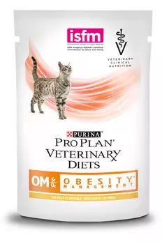 Влажный корм Purina Pro Plan Vet Diet Feline OM пауч диета для кошек 0,085 кг