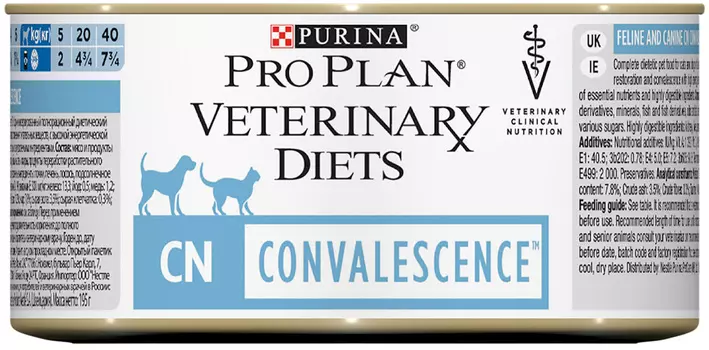 Влажный корм Purina Pro Plan Veterinary Diets Feline/Canine CN диета для кошек 0,195 кг