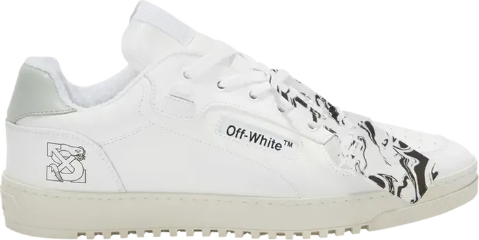 Кроссовки Sal Barbier x Off-White 5.0 Low White, белый