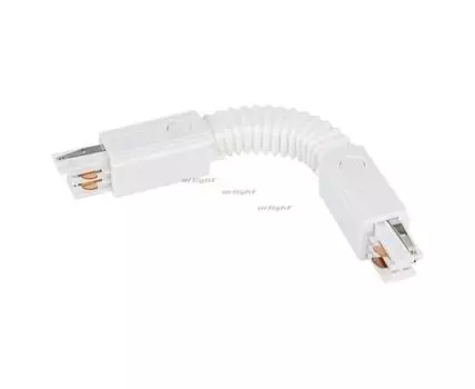 Коннектор для трехфазного трека гибкий LGD-4TR-CON-FLEX-WH (C)