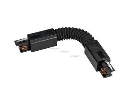 Коннектор для трехфазного трека гибкий LGD-4TR-CON-FLEX-BK (C)
