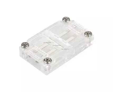 Коннектор прямой для ленты ARL-50000PV (15.5x6mm) прозрачный
