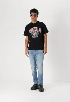 Джинсы облегающего кроя AUSTIN Tommy Jeans, светло-голубой деним