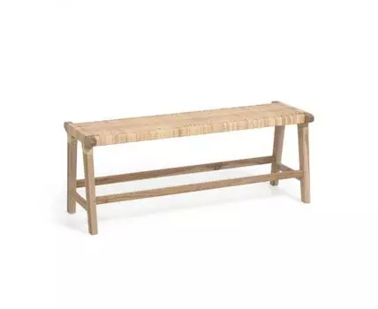 Скамья Beida из массива тика, 120 см