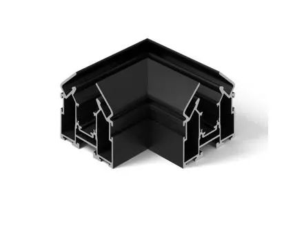 Slim Magnetic Коннектор угловой внутренний для шинопровода в натяжной потолок (черный) 85124/00 85124/00